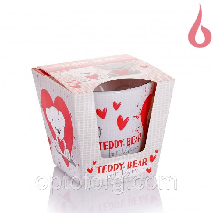 Свічки ароматизовані в склянці BARTEK Teddy Bear