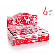 Свічки ароматизовані в склянці BARTEK Скандинавське Різдво, фото 2