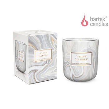 Свічки ароматизовані в склянці BARTEK White Marble