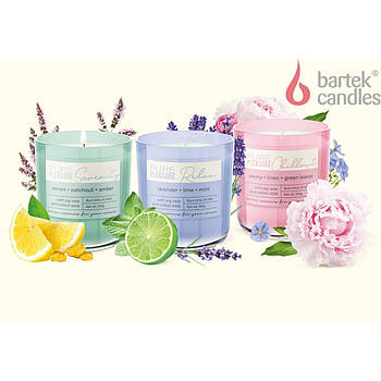 Свечи ароматизовані в стакані Bartek Relax