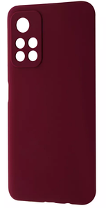 Чохол Silicone Case Xiaomi Redmi Note 11 Pro Plus (бордовий)