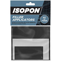 Шпателі пластикові ISOPON Filler Aplicators, 3 шт.