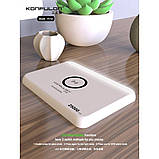 💚Power bank Konfulon PS-02, 25000 мАг, Повербанк з бездротовою зарядкою, зовнішній акумулятор білий, фото 2