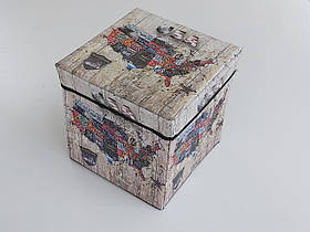 Коробка-органайзер KP30 Ш 30*Д 30*В 30  см. Для зберігання одягу, взуття чи невеликих предметів