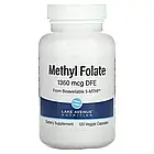 Lake Avenue Nutrition, Метилфолат, 1 360  мкг, 120 рослинних капсул
