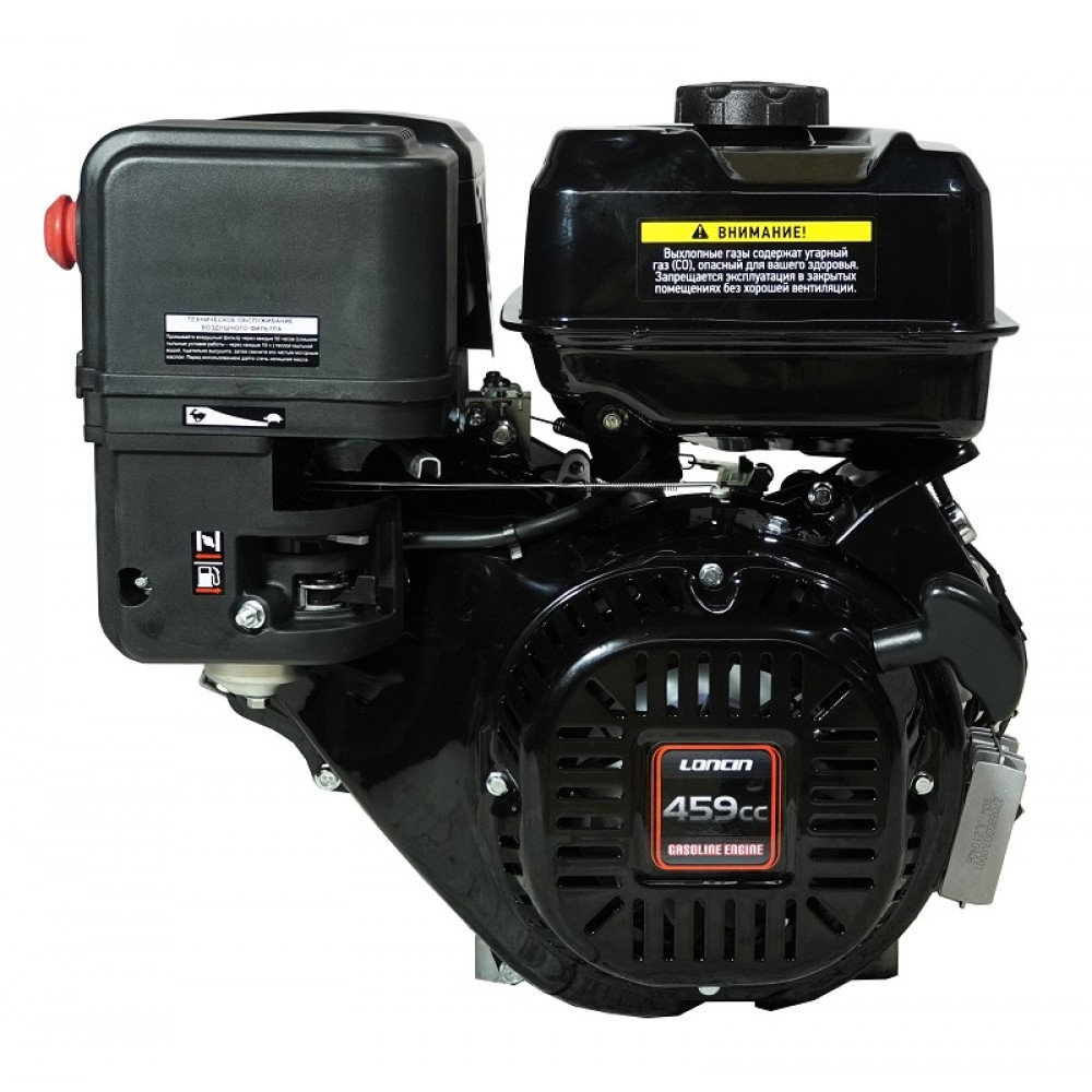 Двигун бензиновий Loncin LC192FD (18 к.с., електростартер, шпонка 25 мм, євро 5)