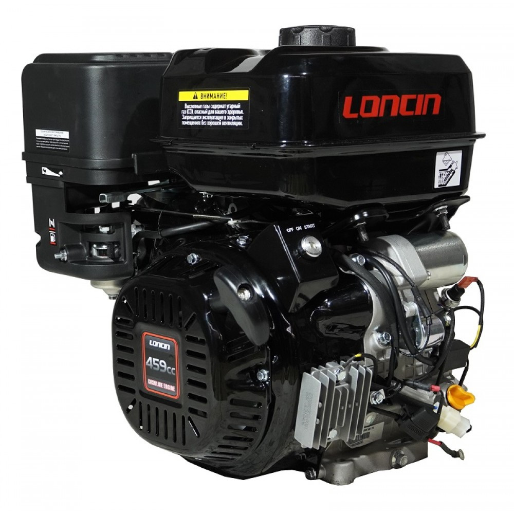 Двигатель бензиновый Loncin LC192FD (18 л.с., электростартер, шпонка 25 мм, евро 5) - фото 6 - id-p1684008576