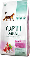 Сухой корм для кошек с чувствительным пищеварением Optimeal Sensitive Digestion с ягненком 10 кг
