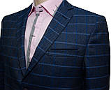 Чоловічий піджак "Daniel Perry". Туреччина. Синій. Приталений, фото 4