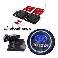 Безпроводное лого двери Тойота. Lazer door logo Toyota.