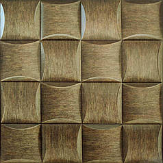 Декоративна ПВХ плитка на самоклейці плетенка 300х300х4мм, ціна за 1 шт. (СПП-607)