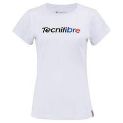 Футболка Tecnifibre WOMEN CLUB COTTON TEE WHITE 2023