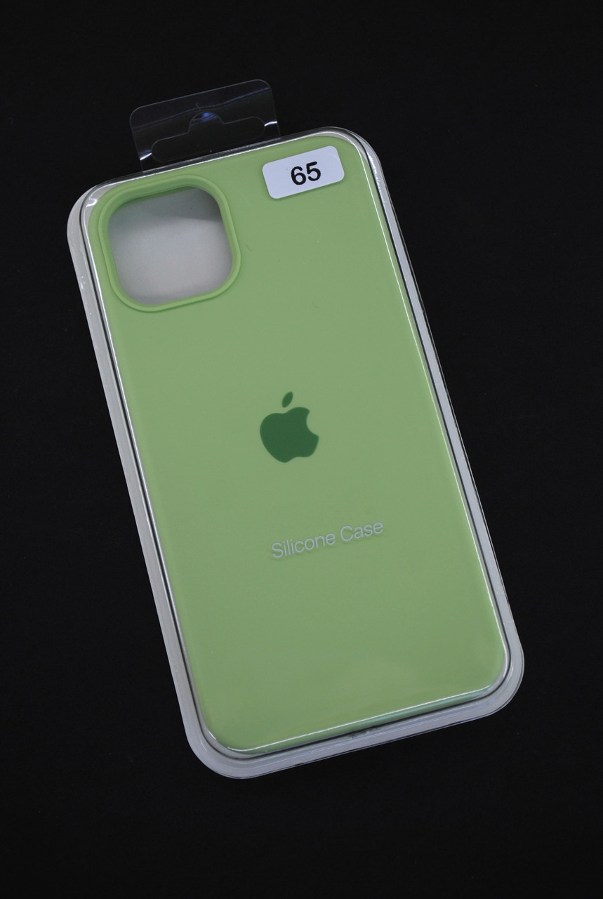 Чохол для телефону iPhone 15Pro Silicone Case original FULL №65 pistachio (4you)