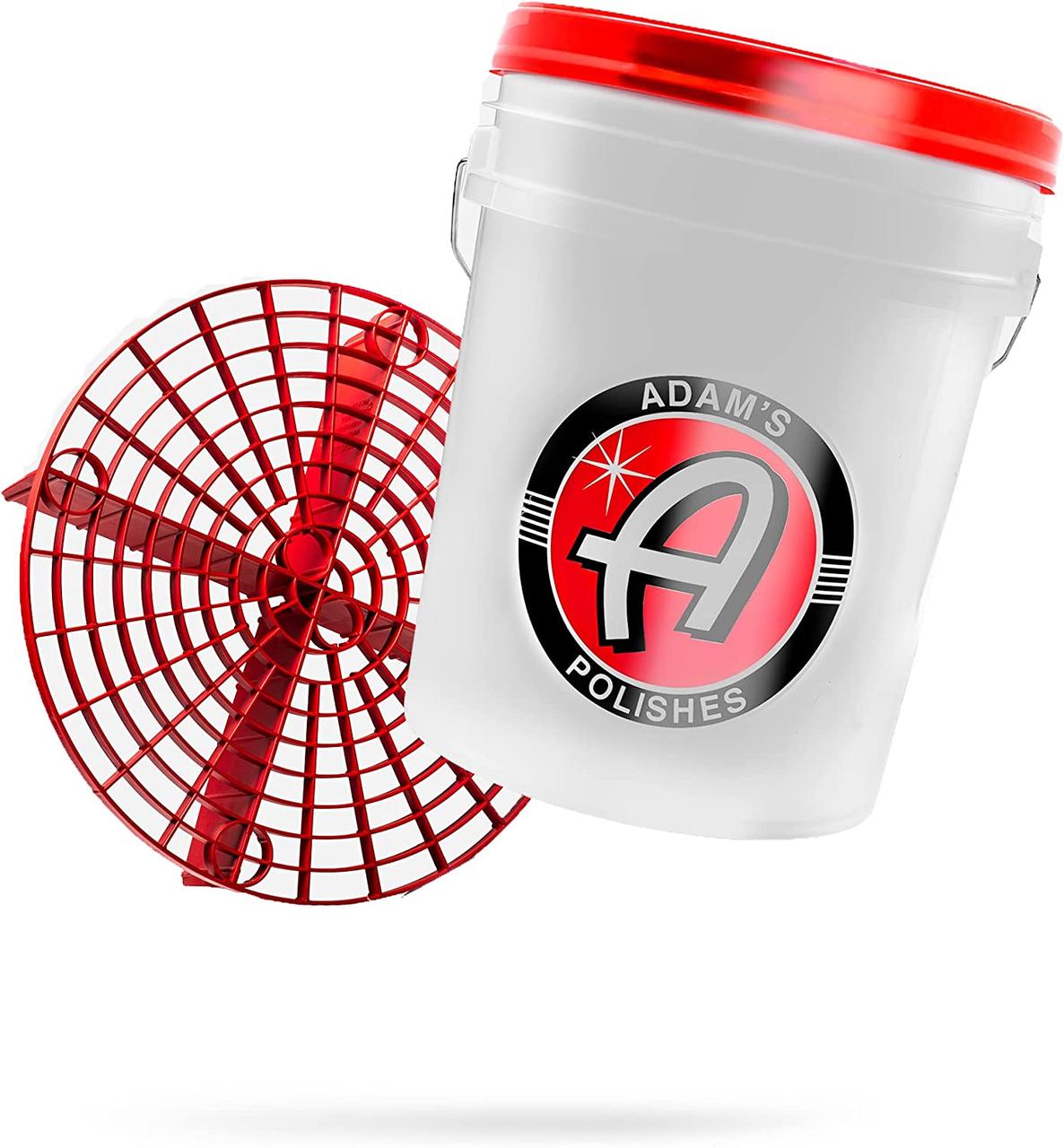 Ведро для Мойки Авто с Сеткой Adam's Polishes Detailing Bucket (19л ...
