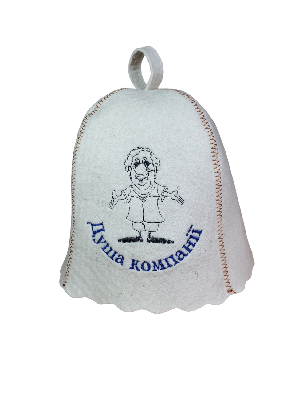 Шапка для сауни з вишивкою 'Душа компанії ', Saunapro