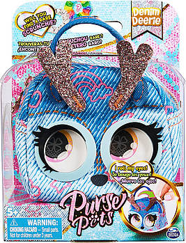 Інтерактивний гаманець Оленя Purse Pets Micros, Denim Deerie