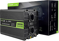 Инвертор преобразователь 12v 220v green cell 6000/3000W - Case&Glass