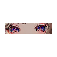Наклейка вологостійка аніме Anime eyes 9*3cm