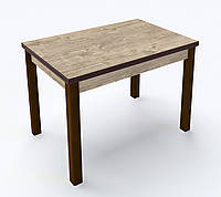 Стол обеденный раскладной Fusion furniture Марсель 1100 Орех/Дуб шервуд