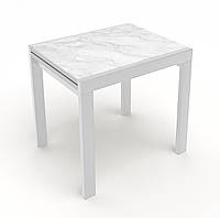 Стол обеденный раскладной Fusion furniture Слайдер 815 Белый/Стекло УФ 15 265