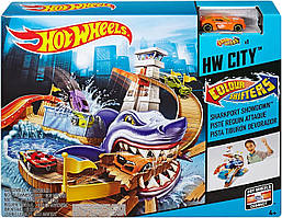 Трек Хот Вілс Полювання на Акулу Hot Wheels Color Shifters Sharkport Showdown