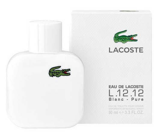 Туалетна вода Lacoste L.12.12 Blanc для чоловіків — edt 50 ml
