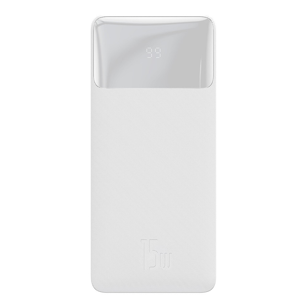 Павербанк Baseus Bipow Digital Display 20000 mAh 15W White (PPBD050102)