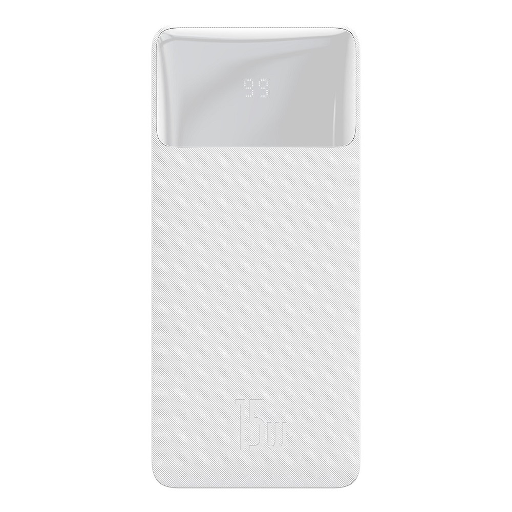 Павербанк Baseus Bipow Digital Display 20000 mAh 15W White (PPDML-J02)