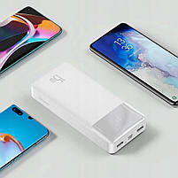 Павербанк Baseus Bipow Digital Display 20000 mAh 15W White (PPBD050102), фото 8