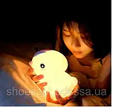 Світильник нічник Єдиноріг силіконовий, 7 кольорів світіння, фото 4