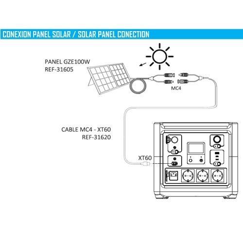 Кабель GENERGY ZERO XT60-MC4