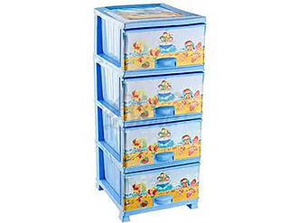 Комод 375x455x900мм з малюнком Море арт.U298 ТМ ELIF BP