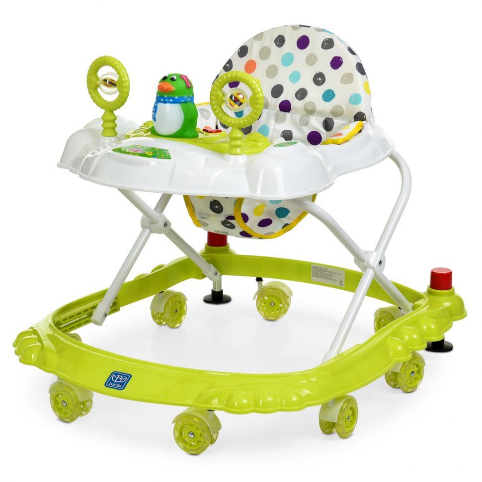 Ходунки для детей Bambi со стоперами и игровой панелью, от 12 месяцев ...