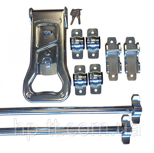 Замок контейнера с держателем и набором застежек Bakker 302333, цена ...