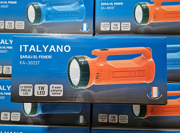 Ліхтар акум. "Italyano" 1W LED №KA-3033T