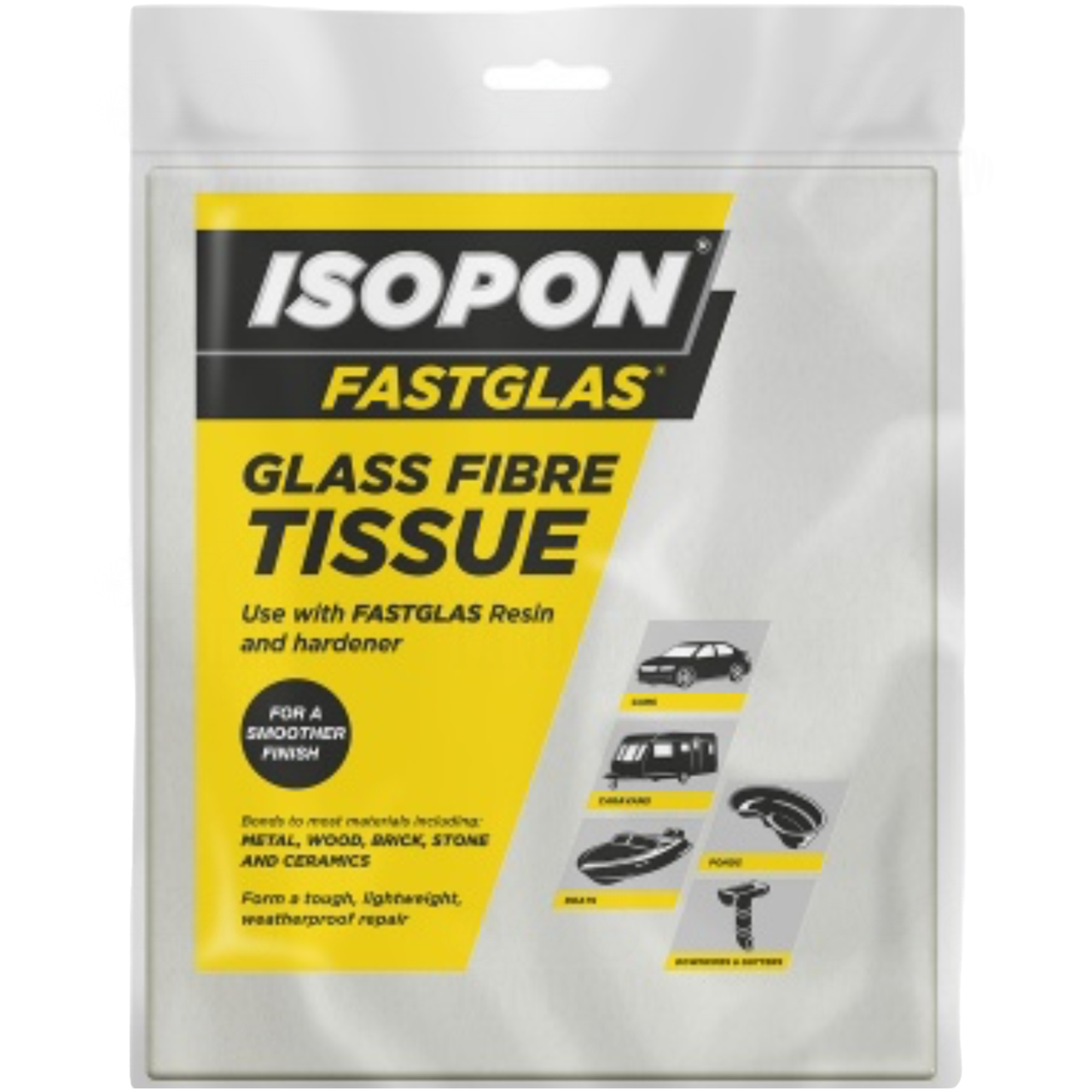 Склотканина ISOPON Fastglas Glass Fibre Tissue, 1 м²