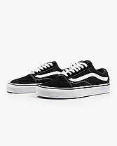 Кеди Vans Old Skool Black White / Ванс Олд Скул Чорні з Білим, фото 5