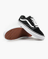 Кеди Vans Old Skool Black White / Ванс Олд Скул Чорні з Білим, фото 6