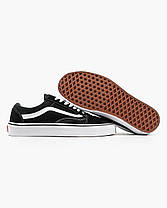Кеди Vans Old Skool Black White / Ванс Олд Скул Чорні з Білим, фото 4
