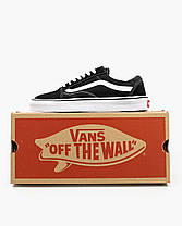 Кеди Vans Old Skool Black White / Ванс Олд Скул Чорні з Білим, фото 3