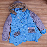 Куртка Дівчинка Зима 91443503 Блакитний арт.91443503 Barbarris  Зріст 152-78(р)