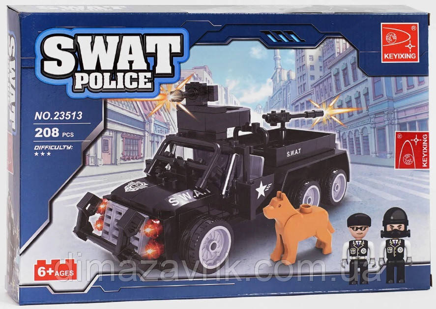 Конструктор Ausini 23513 "Бронований пікап SWAT" 208 деталей