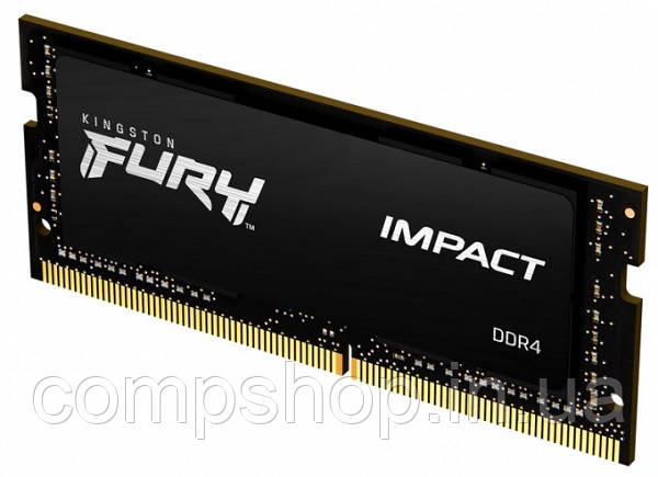 Пам'ять SoDDR4   8GB  3200MHz PC3-25600  KingSton FURY Impact  (CL20-22-22) (код 126209)