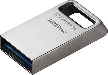 Накопичувач USB Flash drive 128GB Kingston DataTraveler Micro (USB3.2 Gen 1) (DTMC3G2/128GB) (код 130071)