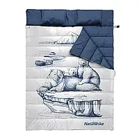 Спальний мішок Double Sleeping Bag with Pillow "Polar bear"