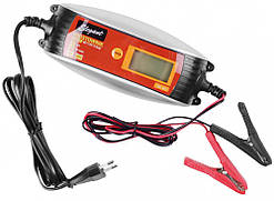 Зарядний пристрій імпульсний 4 А  6-12V  цифра панель  тип АКБ (кислотні, гелеві EGM) "Elegant" 100405