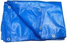 Тент поліпропіленовий 6м х 8м (пл. 45г/кв.м.), з кільцями, купити тент для дачі