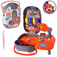 Детский игровой набор инструментов в чемоданчике Bambi, от 3 лет, 29х21х13 см., разноцветный