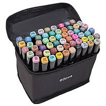 Набір маркерів для скетчингу та малювання Touch Sketch 60 шт./уп. двосторонні професійні фломастери для художників