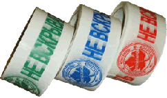 Скотч із логотипом 1 колір. Мінімальний наклад 72 рулони.